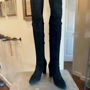 Vero Cuoio Suede Thigh High Boots